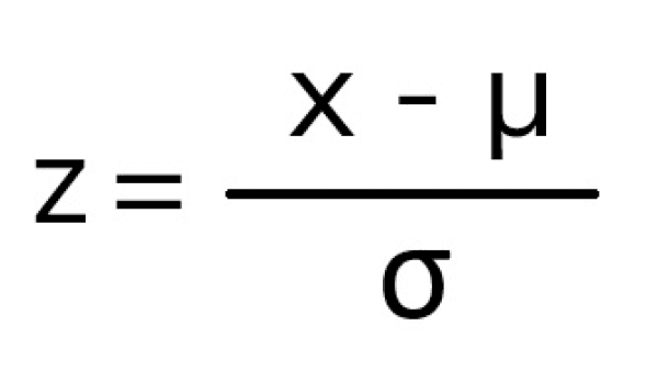 Zscore formula